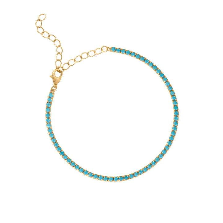 Turquoise Tennis Bracelet